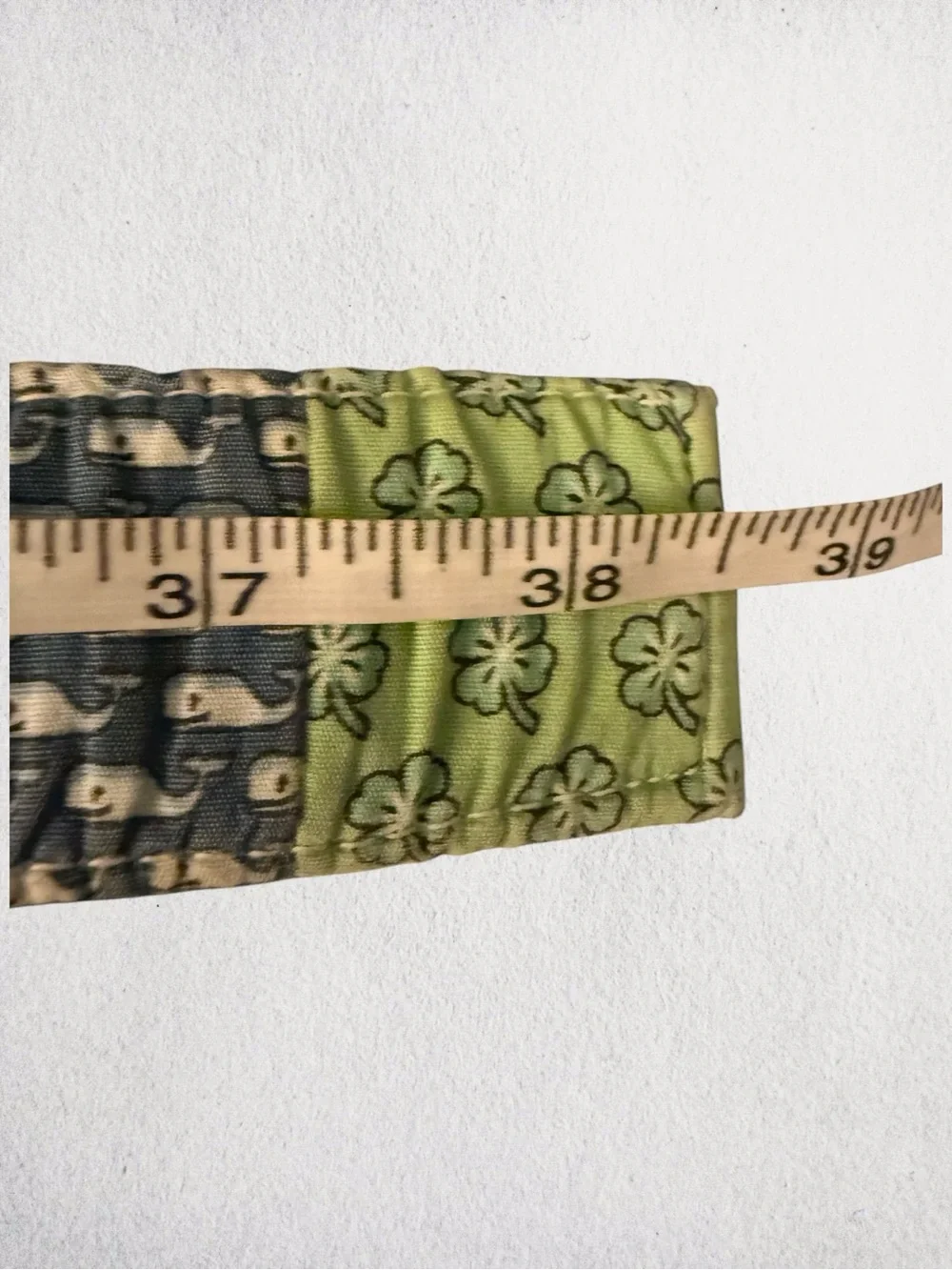Vineyard Vines Cotton Multi Patterned D-Ring Belt Size M
